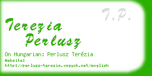 terezia perlusz business card