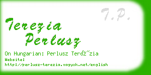 terezia perlusz business card